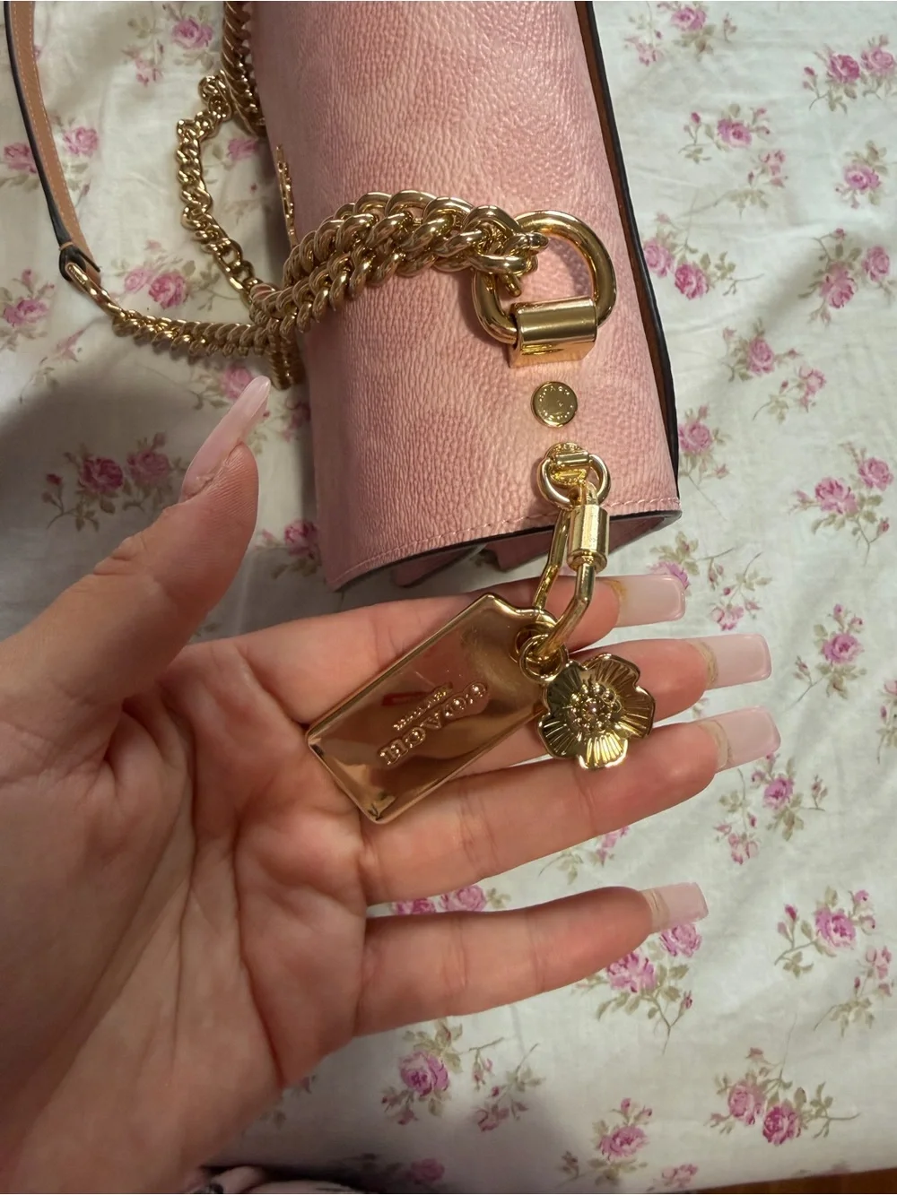 Coach Outlet Klare Crossbody Bag In Signature Canvas With Charms